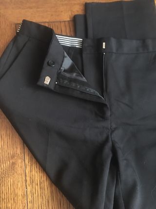 Pantalón de vestir negro Zara