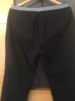 Pantalón de vestir negro Zara
