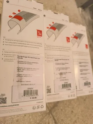 Pack 3x Neumáticos Bontrager R2 Hard-Case Lite 700