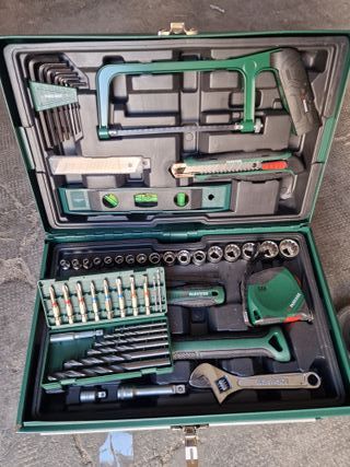 Caja Herramientas Metálica Verde N°3