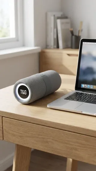 Altavoz Bluetooth T&G TG671 Potente Sonido Gris