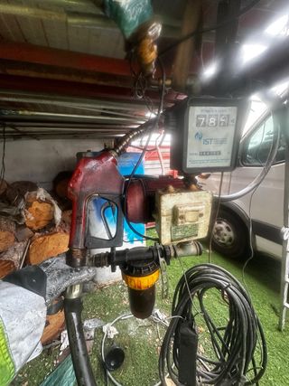 Surtidor de gasoil combustible