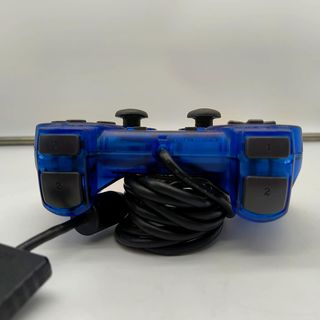 Controller Sony Playstation 2 Ps2 Blu Trasparente