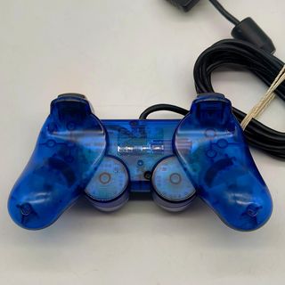 Controller Sony Playstation 2 Ps2 Blu Trasparente