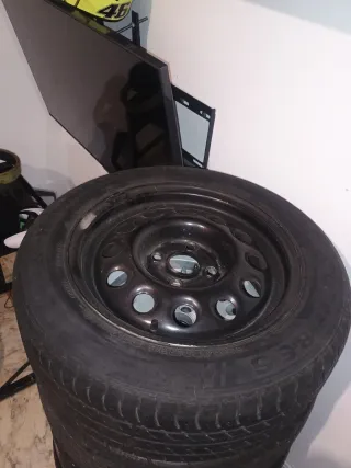 Llantas Chapa Golf MK2 GTI 4/100neumatico gastado
