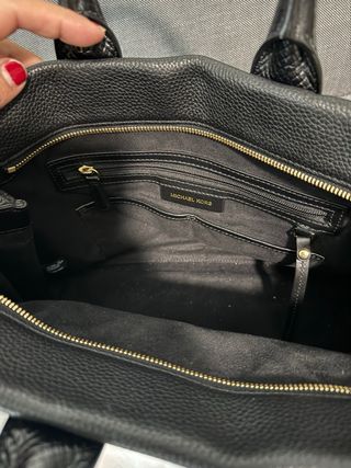 Bolso Michael Kors Negro Piel Texturizada