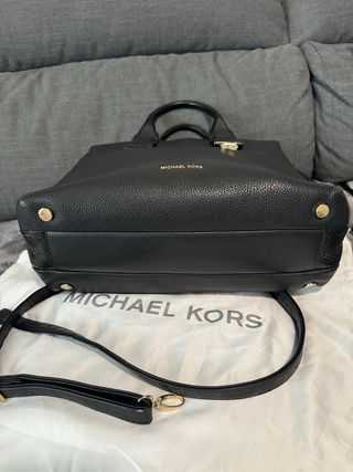 Bolso Michael Kors Negro Piel Texturizada