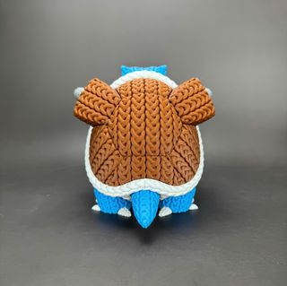 Blastoise Pokémon Crochet 3D
