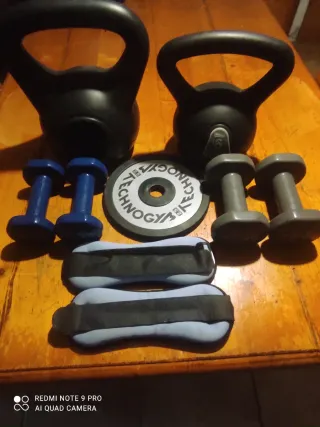 Juego de pesas tobilleras