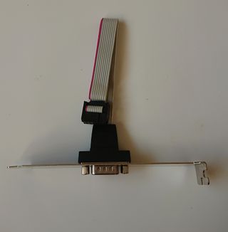 Slot sub-D seriale 9 pin porta COM RS232 PC