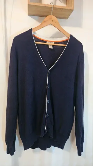 Cardigan Dockers Azul Marino Talla M Algodón