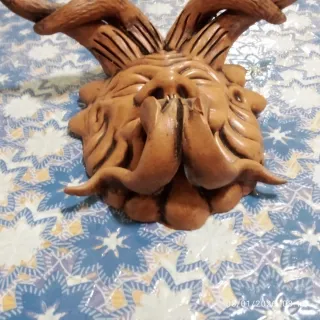 Maschera apotropaica in terracotta