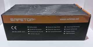 Calzado de seguridad azul y negro T43 y T44