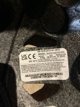 Casco Abus Urban-I 3.0 Ace Talla L (56-61 cm)