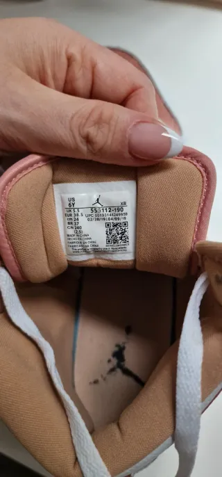 Jordan Mujer/Niña Talla 38.5 Rosa/Blanco