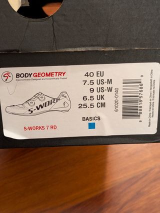 Zapatillas SPECIALIZED S-WORKS 7 talla 40