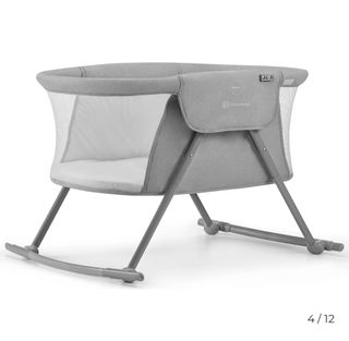 Cuna de viaje Kinderkraft Lovi gris