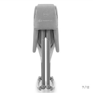 Cuna de viaje Kinderkraft Lovi gris