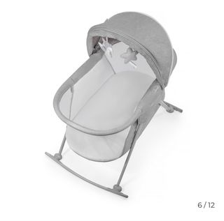 Cuna de viaje Kinderkraft Lovi gris