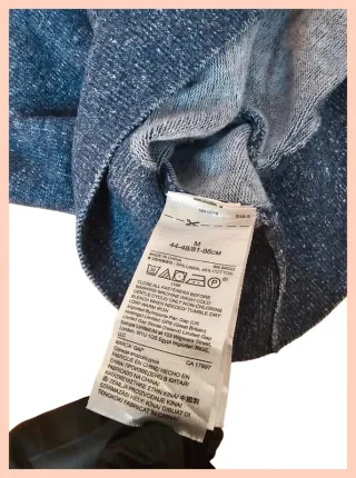 GAP Cárdigan Hombre Talla M Azul Lino Algodón