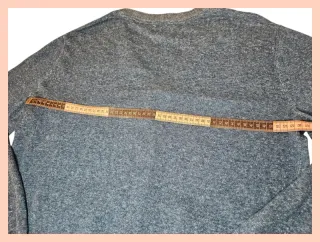 GAP Cárdigan Hombre Talla M Azul Lino Algodón