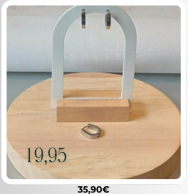 Pendientes aro ovalados