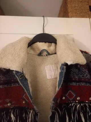 Cazadora vaquera boho multicolor