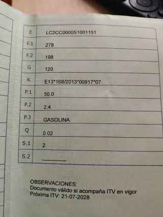 Scooter Kymco 50cc(negociable)