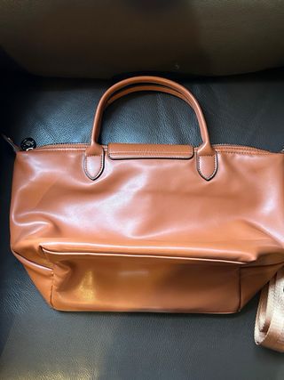 Bolso Longchamp Marrón Piel