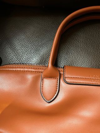 Bolso Longchamp Marrón Piel