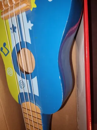 Ukelele Infantil Hape Azul