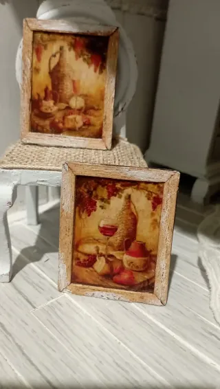 Coppia Quadri Miniature 1:12