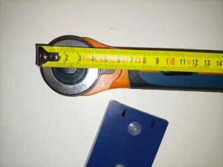 Taglierina circolare Dexter e rotella segna carta