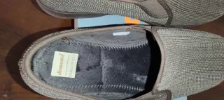 Pantofole Uomo Stile Mocassino Diamante