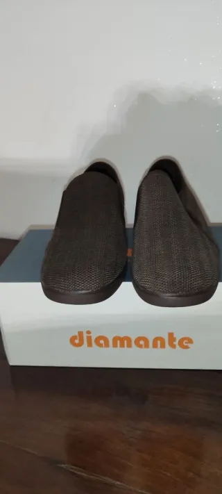 Pantofole Uomo Stile Mocassino Diamante