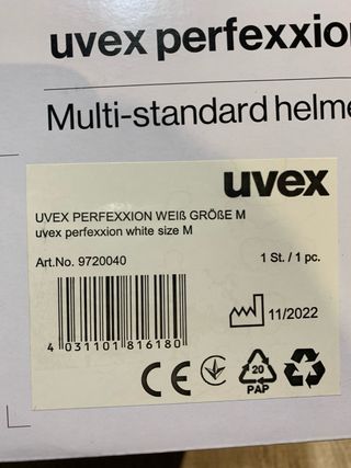 Casco Protección Uvex Perfexxion Talla M 52-58 cm