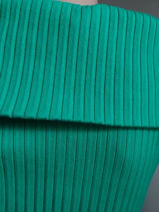 Vestido verde Bershka talla L