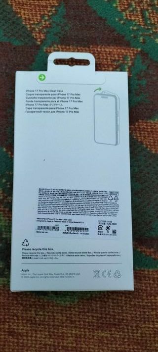 Funda Apple iPhone 17 Pro Max Transparente MagSafe