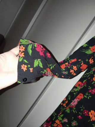 Vestido camisero estampado floral