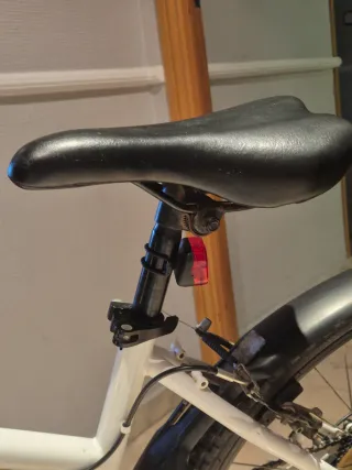 Bici montaña junior Btwin blanca