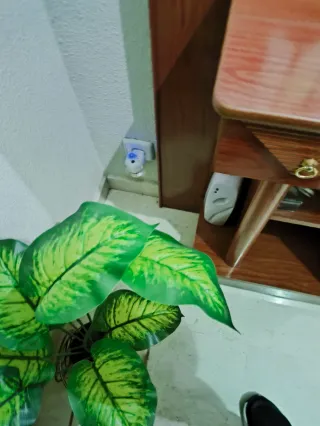 Mueble de entrada con espejo