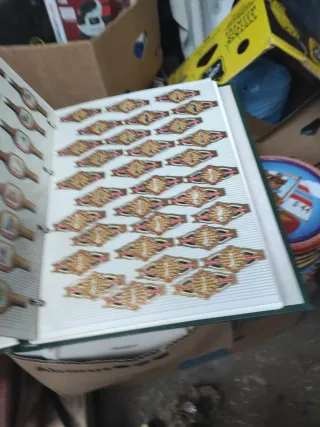 Álbum vitolas coleccionismo