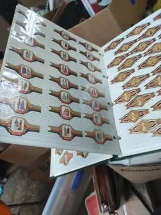 Álbum vitolas coleccionismo