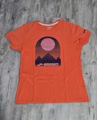 T-shirt Brooks arancione taglia M