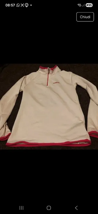 Maglia termica bambina 10 anni