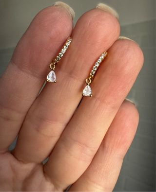 Orecchini Argento 925 placcati oro 18K