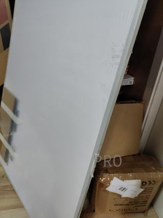 Pizarra blanca grande magnética con marco - Viz