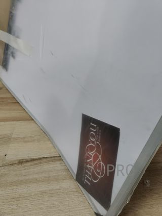 Pizarra blanca grande magnética con marco - Viz