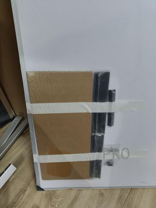 Pizarra blanca grande magnética con marco - Viz