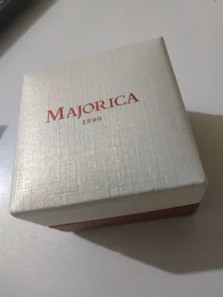 Pendientes Majorica Perla Plata